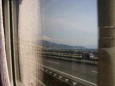 東海車窓からの富士山