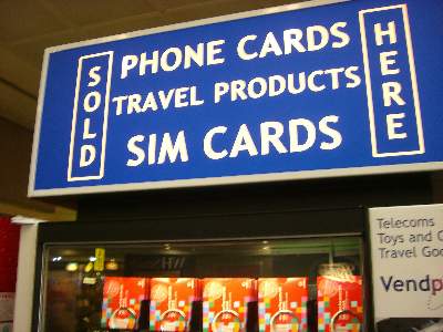 SIM カード自動販売機